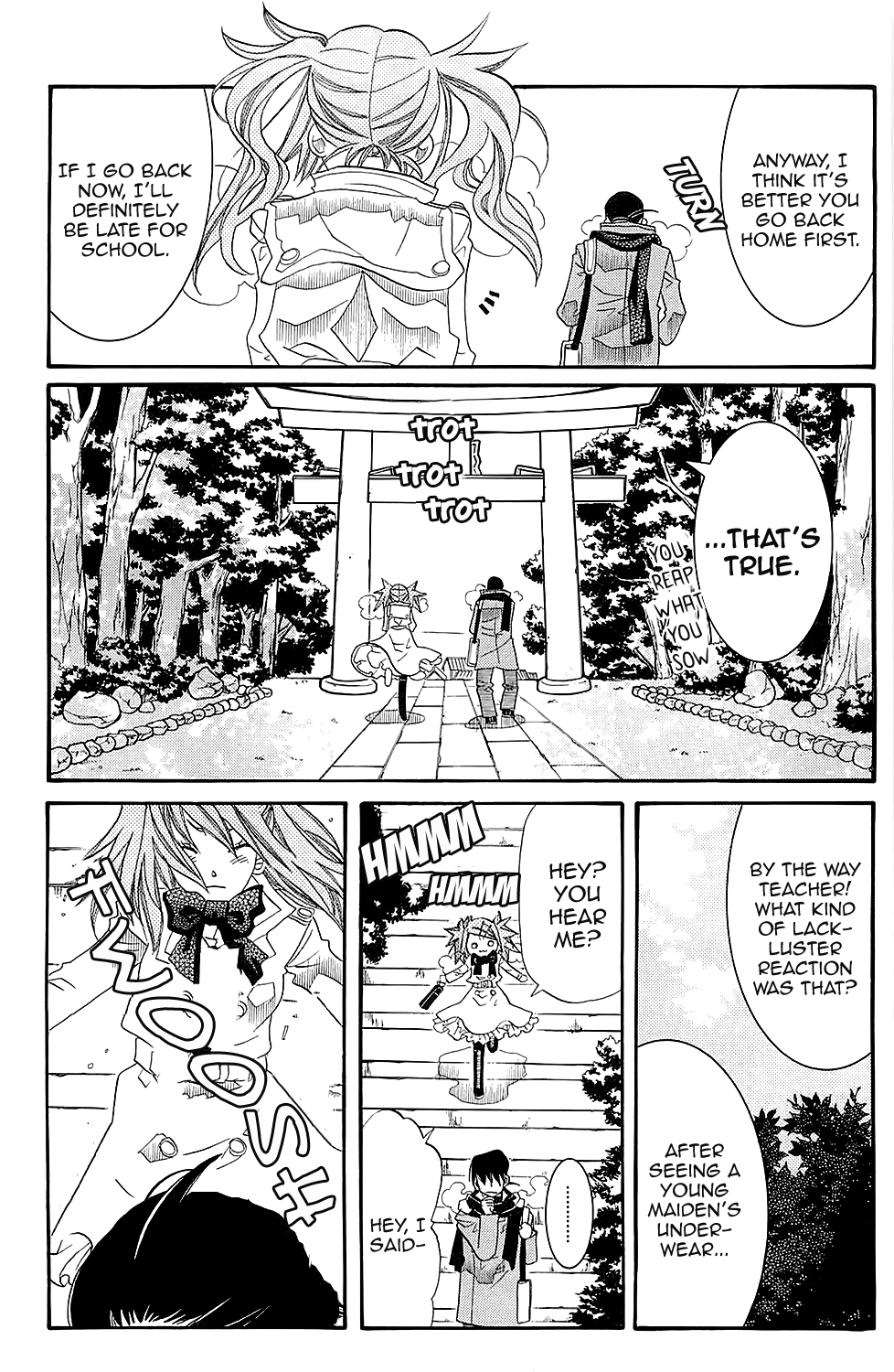 Amanchu Chapter 46 page 14 - Chapter 46: Mischief of the North Wind