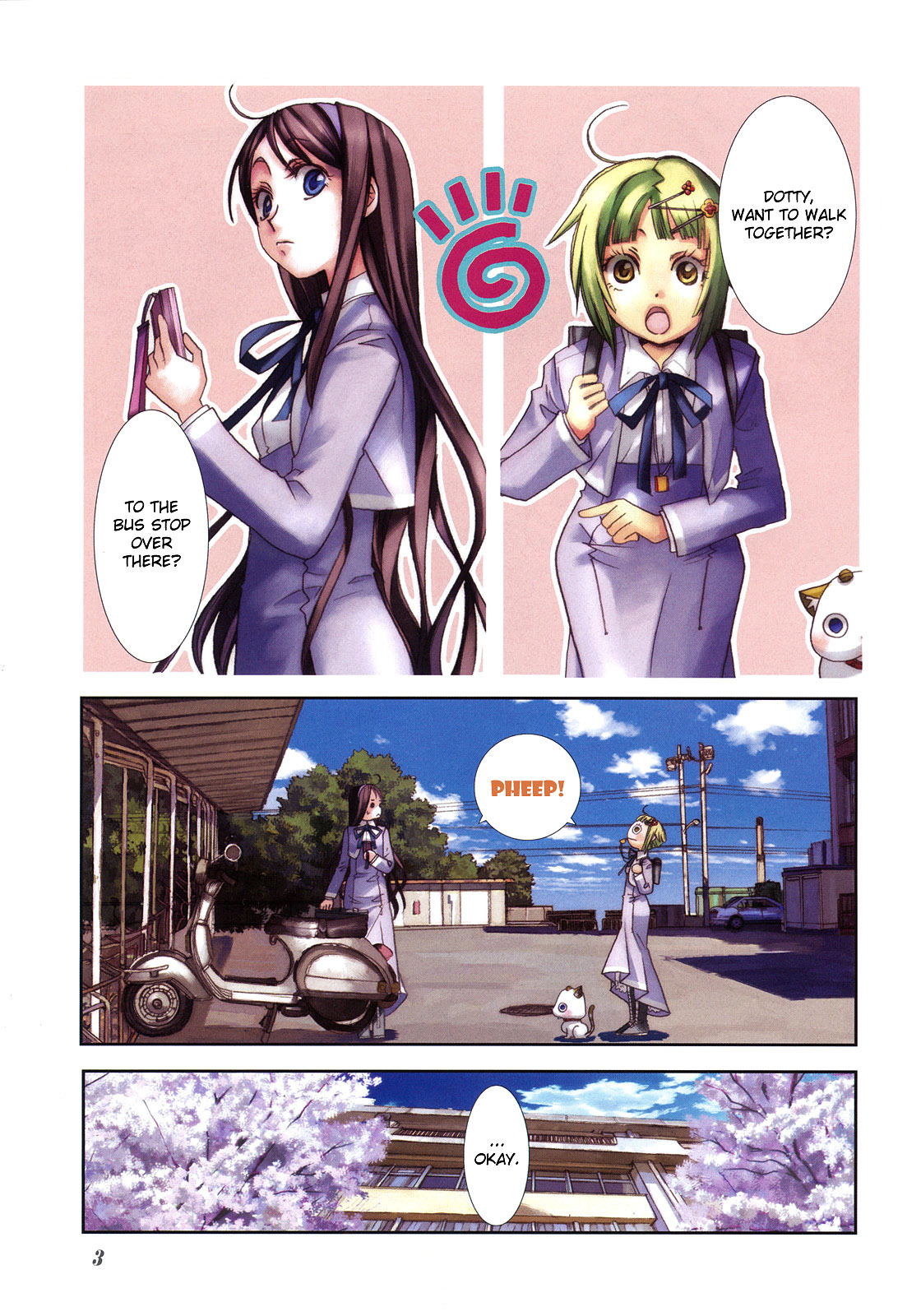 Amanchu Chapter 5 page 1 - Chapter 5: Cherry Blossom Path