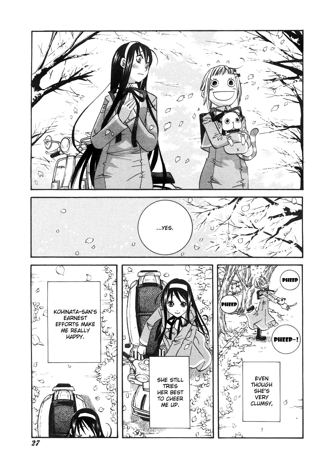 Amanchu Chapter 5 page 15 - Chapter 5: Cherry Blossom Path