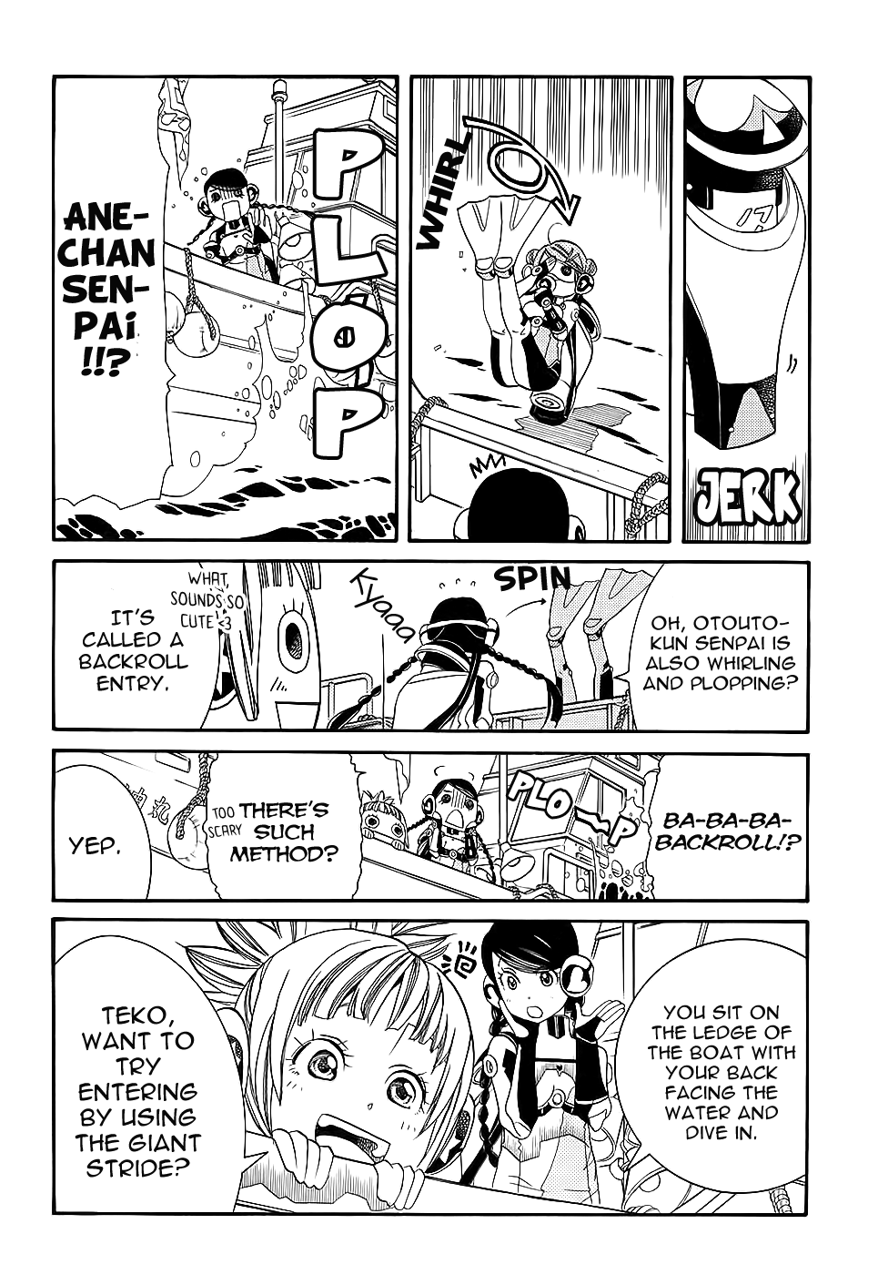 Amanchu Chapter 51 page 9 - Chapter 51: Boat Diving