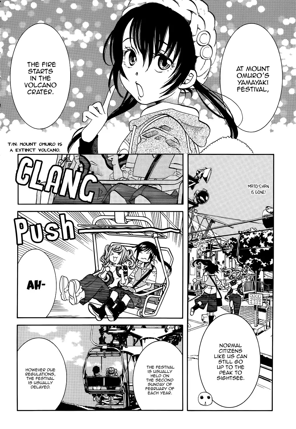 Amanchu Chapter 59 page 5 - Chapter 59: Yamayaki Festival