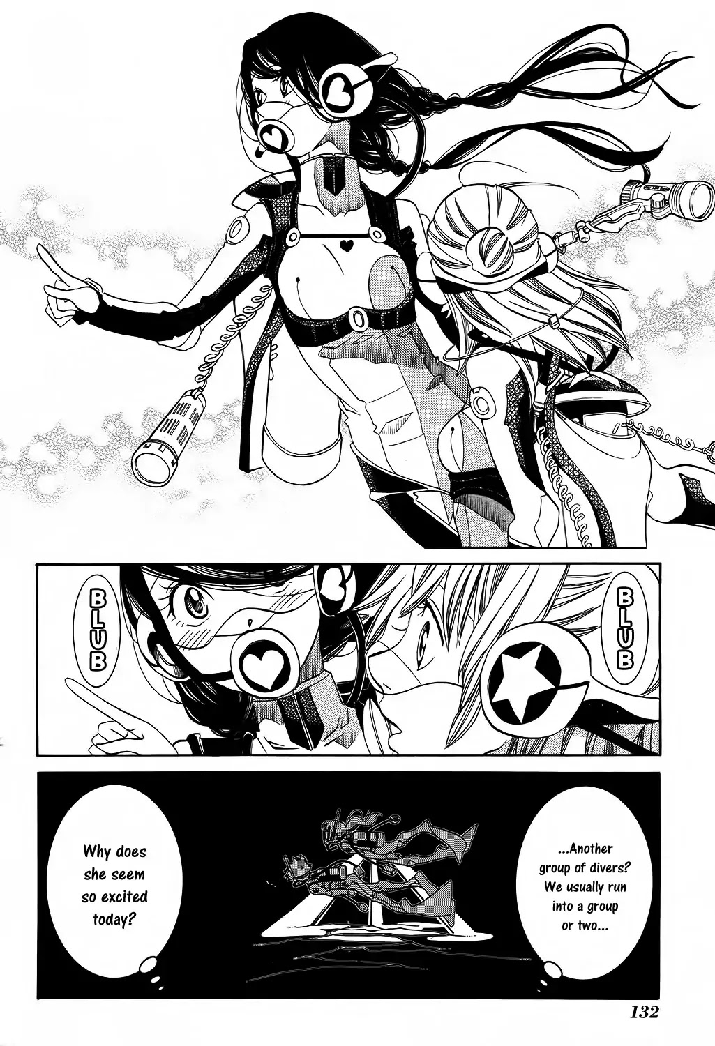 Amanchu Chapter 60 page 13 - Chapter 60: Night Diving