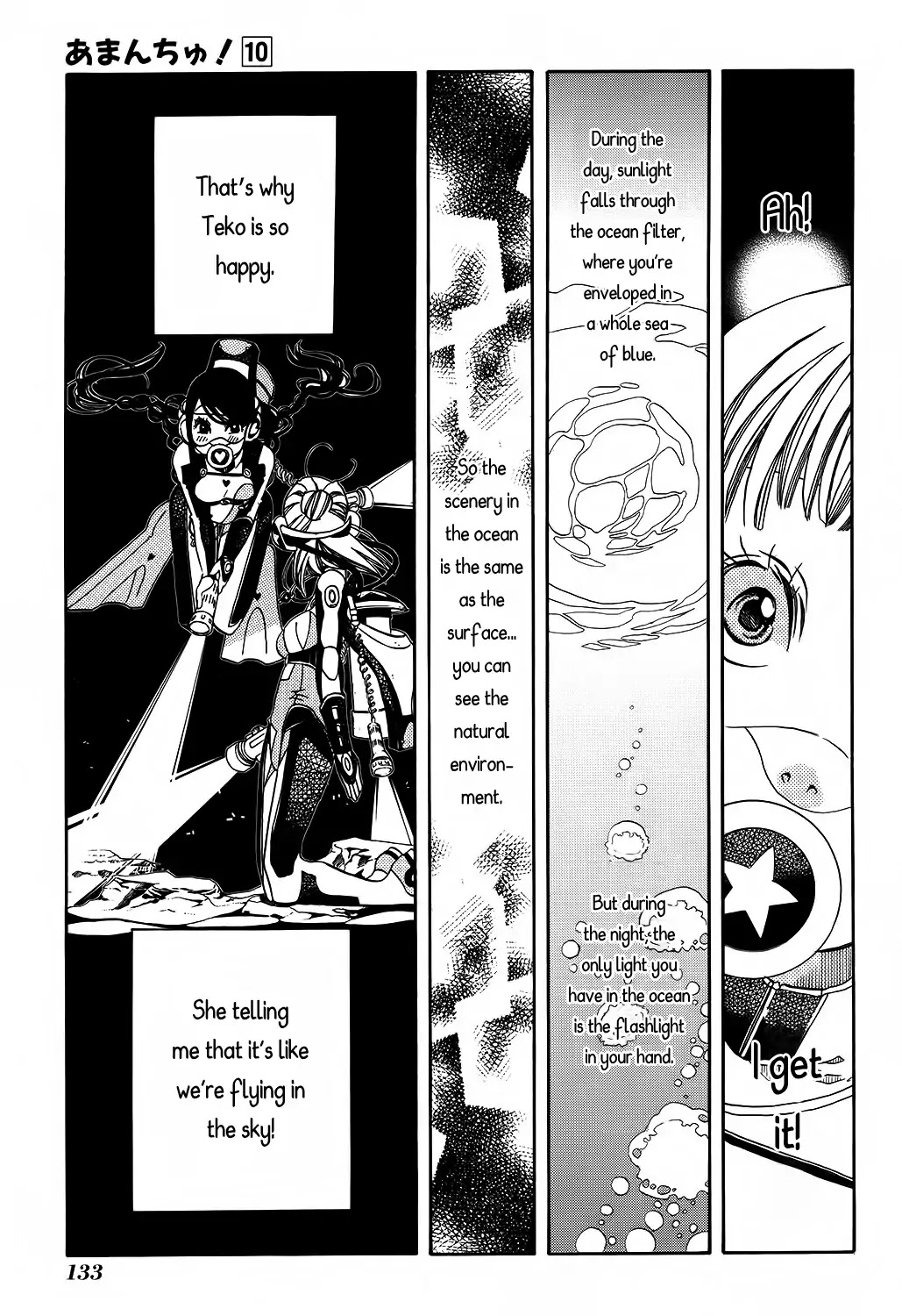 Amanchu Chapter 60 page 14 - Chapter 60: Night Diving