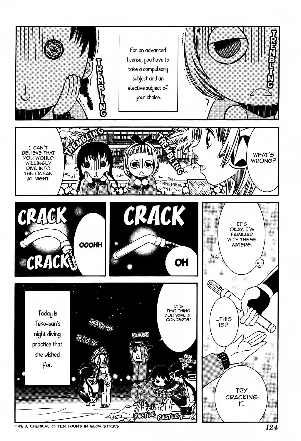 Amanchu Chapter 60 page 5 - Chapter 60: Night Diving