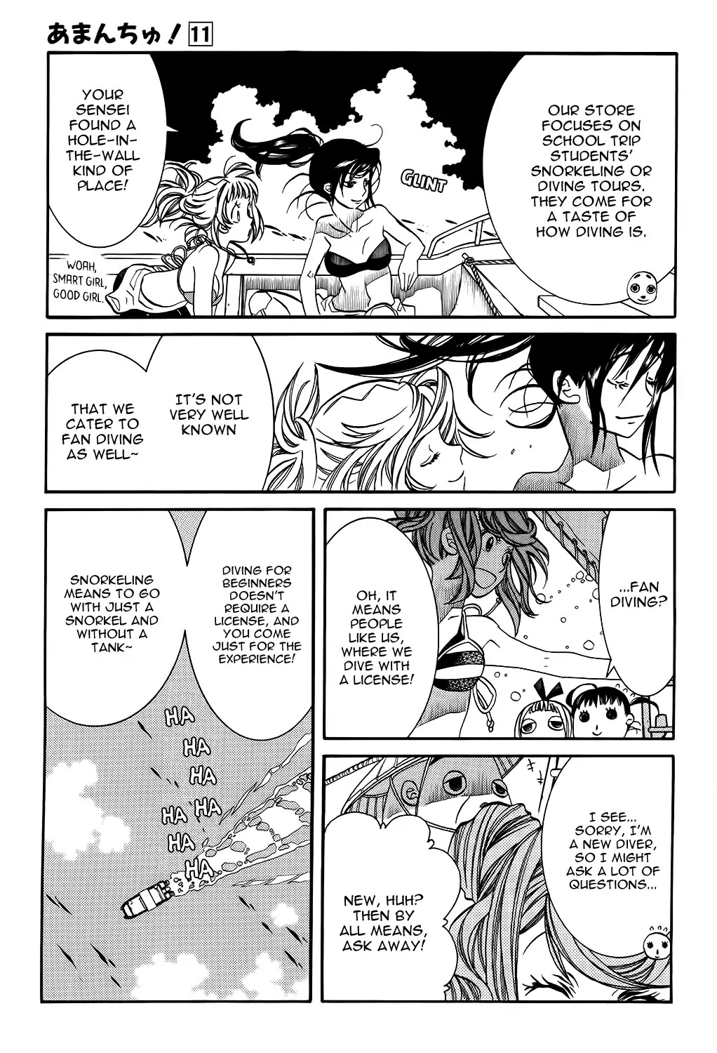 Amanchu Chapter 63 page 11 - Chapter 63: The Guardian Deity And The Goddess