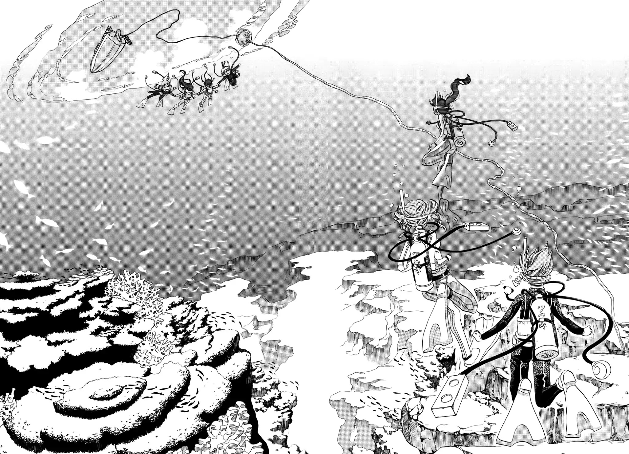 Amanchu Chapter 63 page 28 - Chapter 63: The Guardian Deity And The Goddess