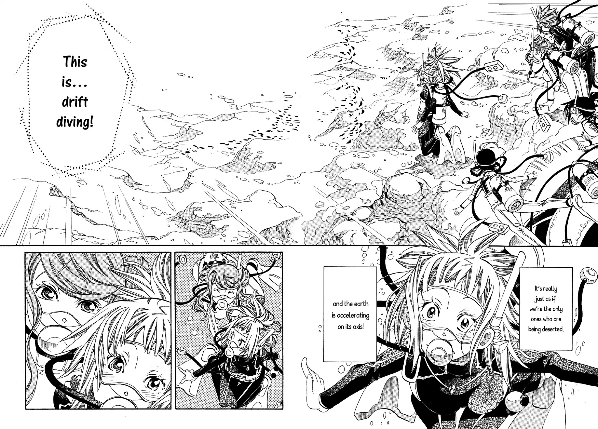 Amanchu Chapter 66 page 15 - Chapter 66: Drift Diving