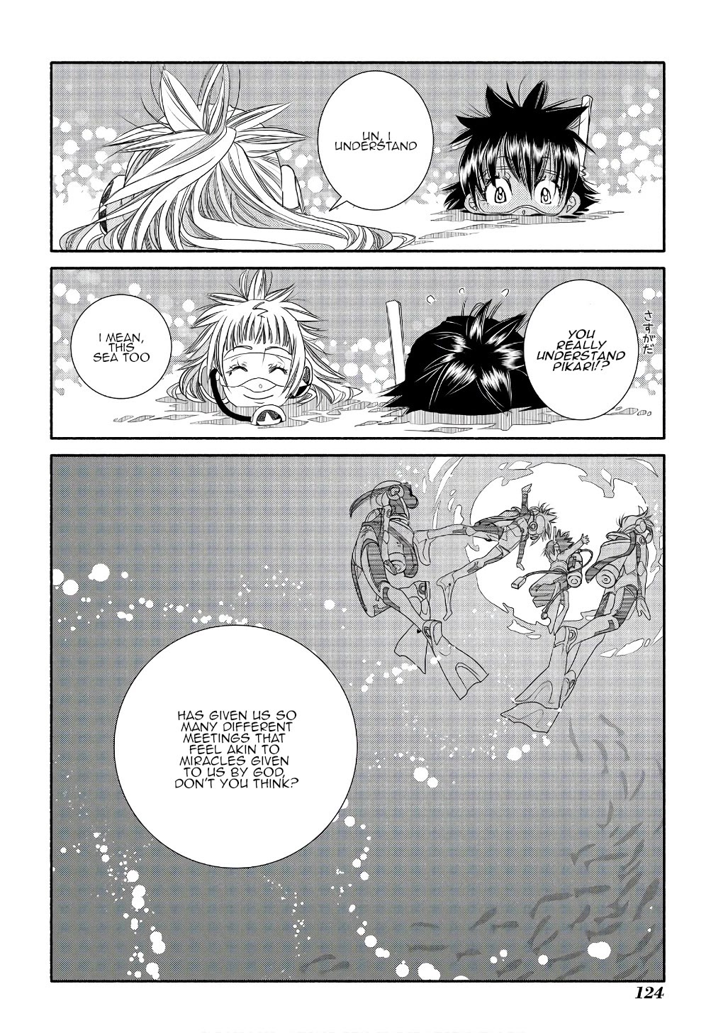 Amanchu Chapter 71 page 34 - Chapter 71: God and the Sea