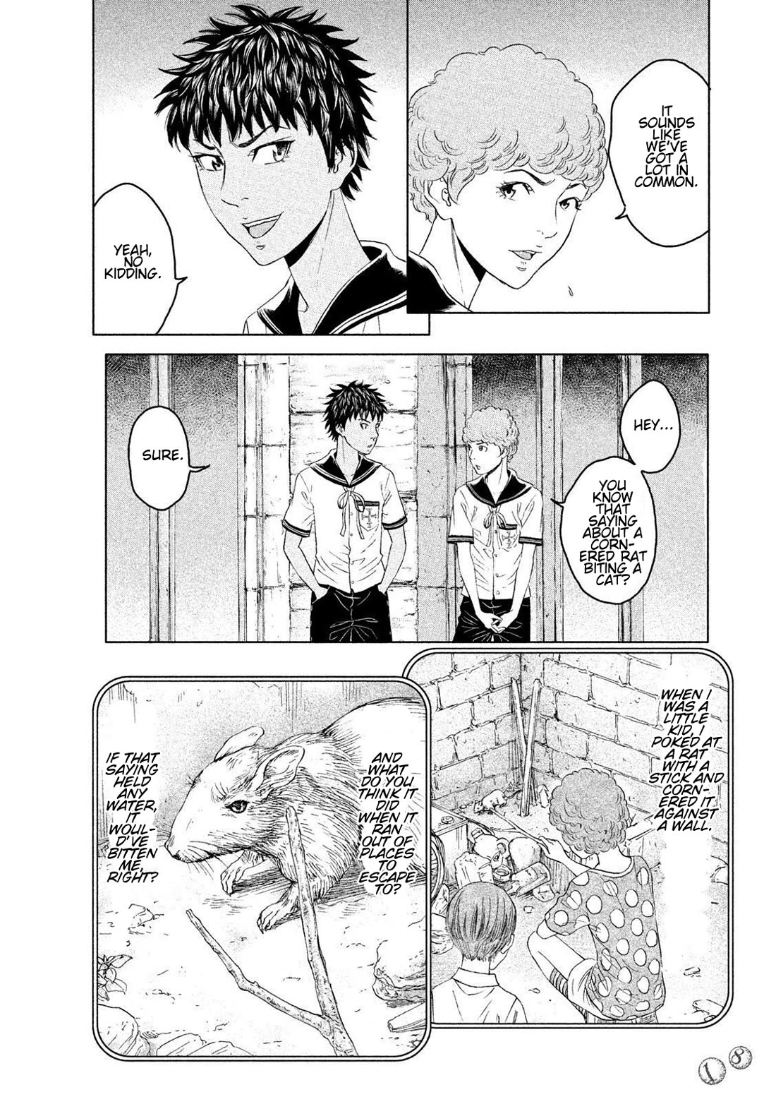 Amane Gymnasium Chapter 10 page 16 - Chapter 10: A Cornered Rat