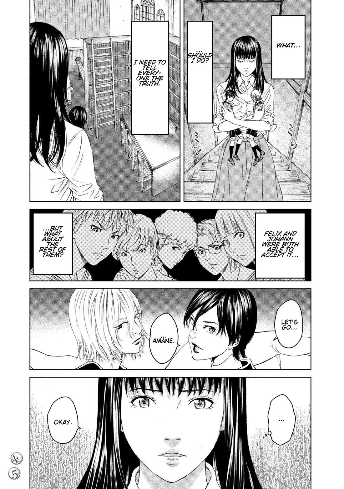 Amane Gymnasium Chapter 21 page 5 - Chapter 21: The World Beyond the Black