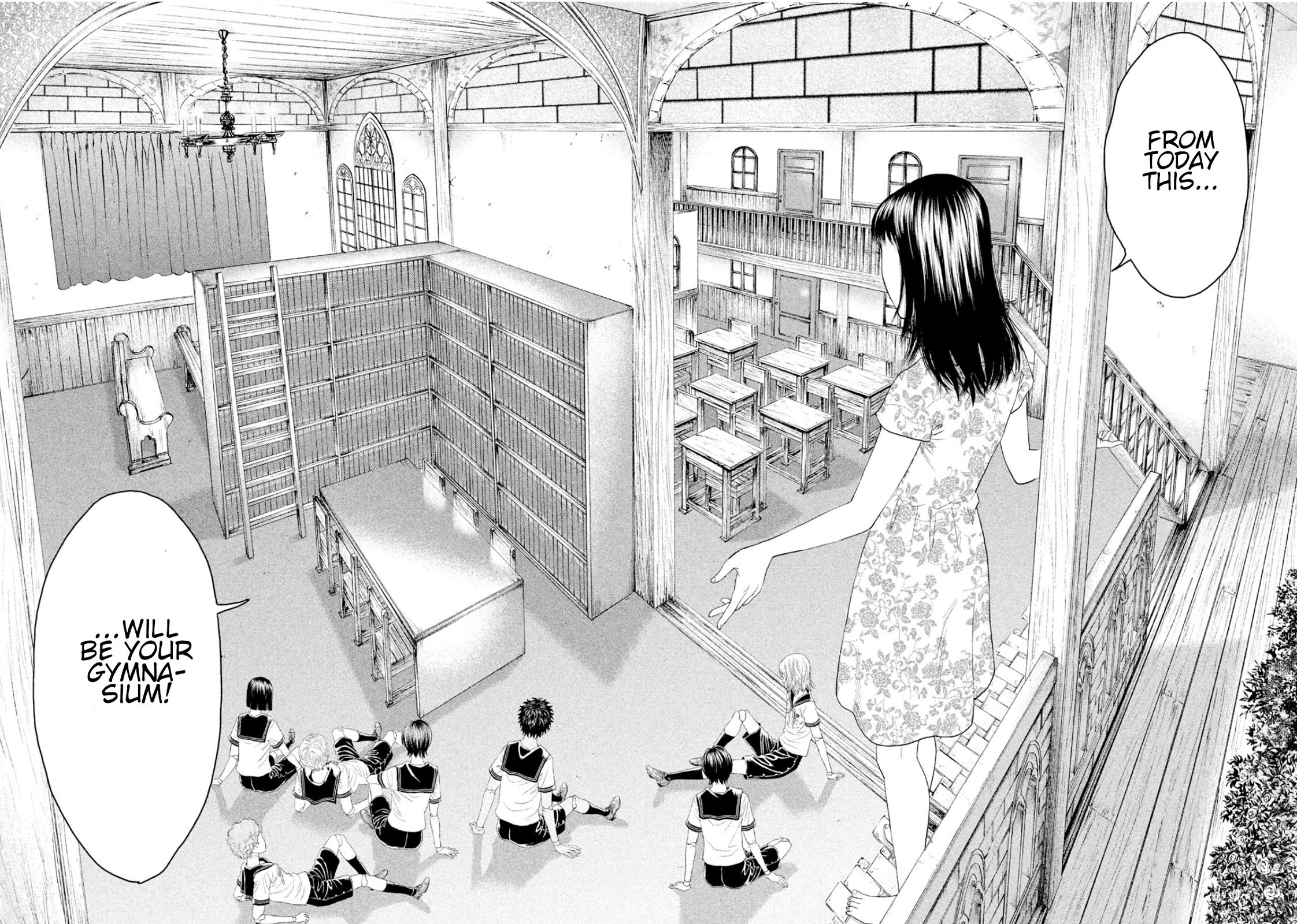 Amane Gymnasium Chapter 4 page 22 - Chapter 4: Construction of the gymnasium