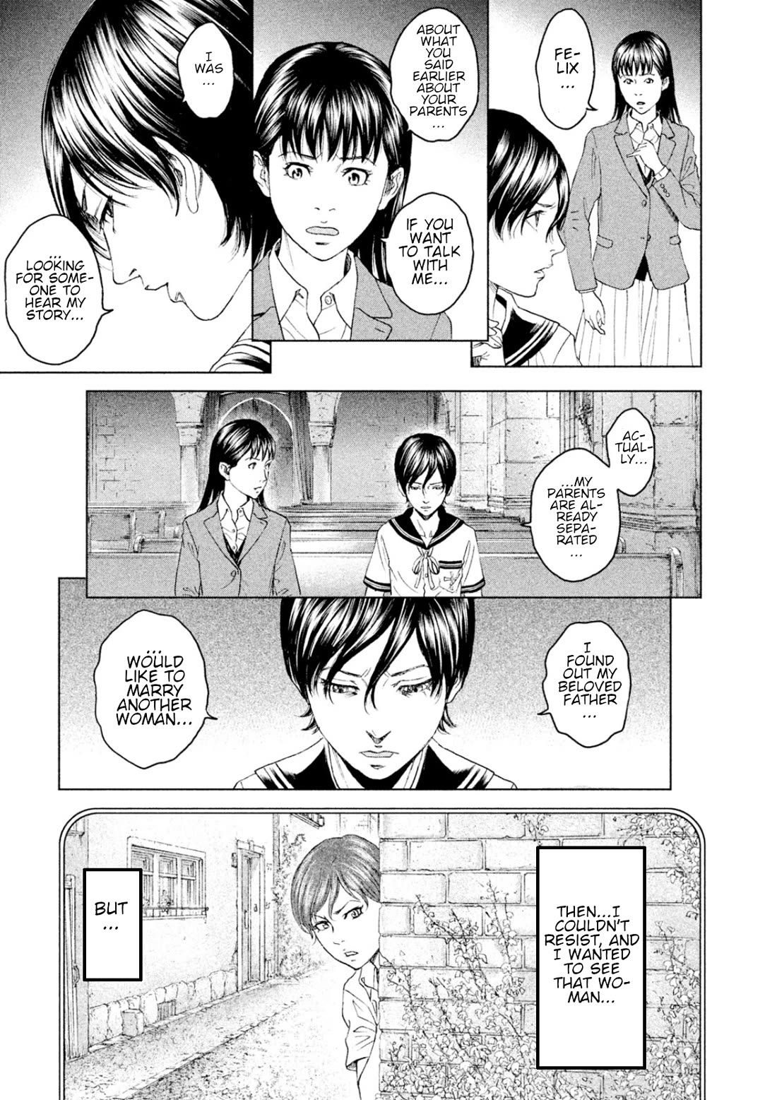 Amane Gymnasium Chapter 7 page 21 - Chapter 7: Felix' inner darkness