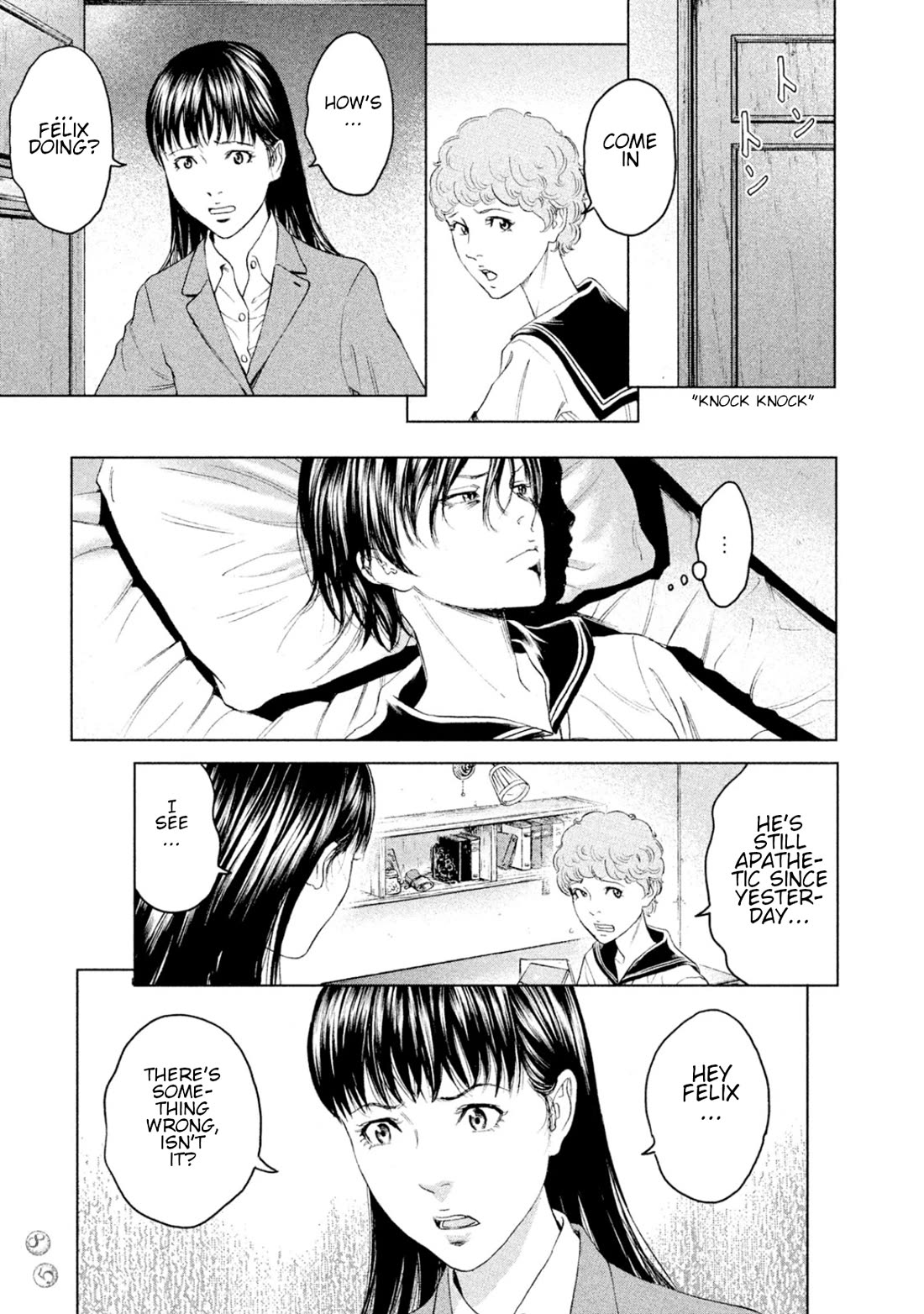 Amane Gymnasium Chapter 7 page 9 - Chapter 7: Felix' inner darkness