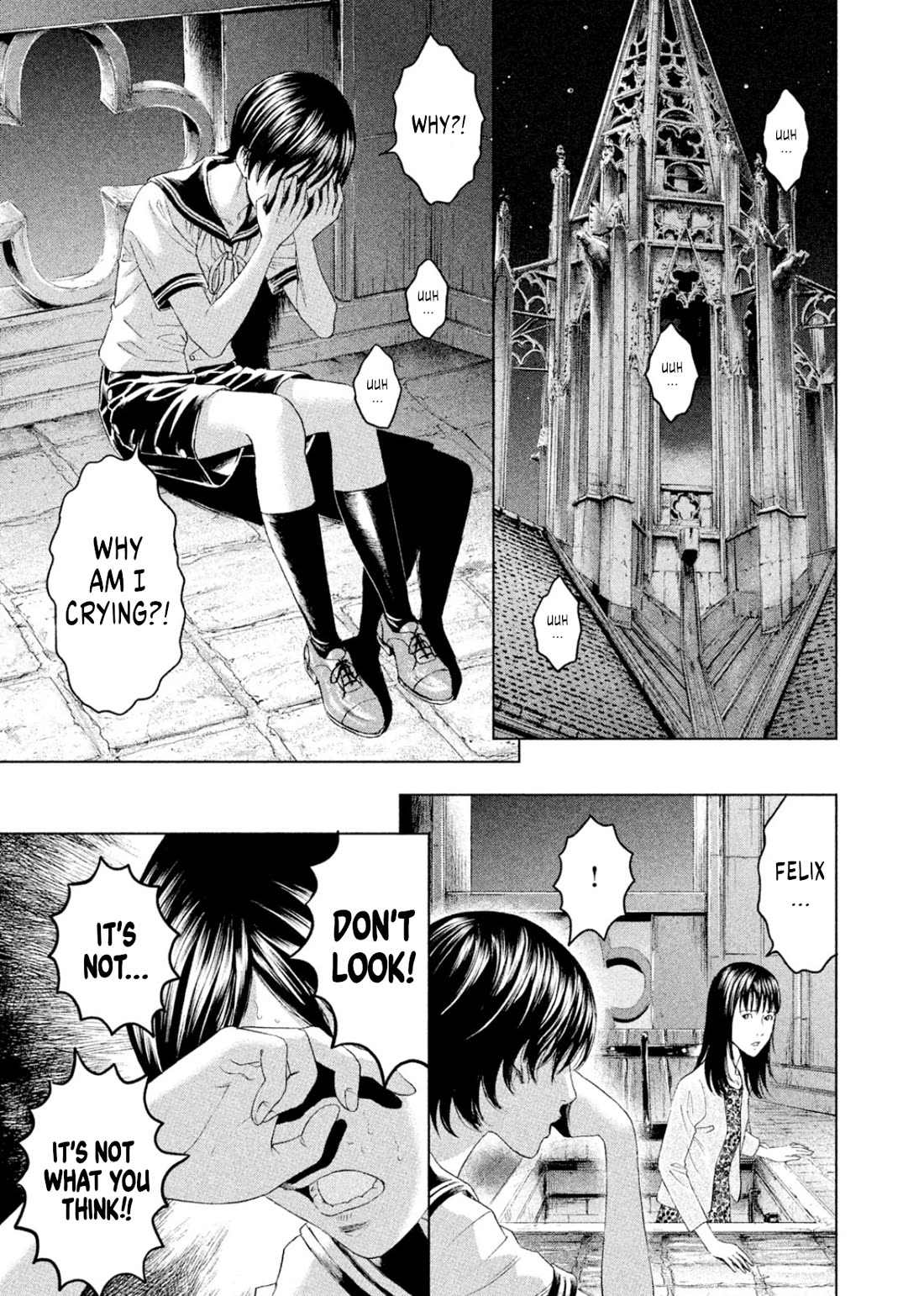 Amane Gymnasium Chapter 8 page 35 - Chapter 8: A heart that crumbles down
