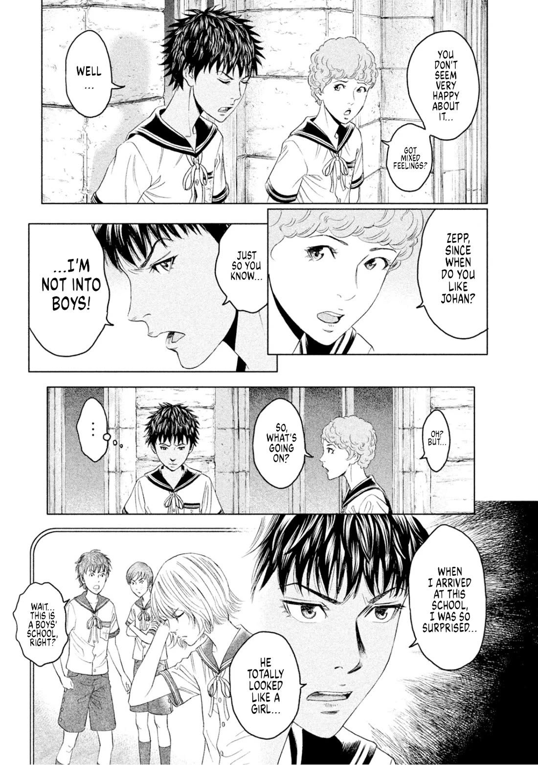 Amane Gymnasium Chapter 9 page 14 - Chapter 9: Johan's secret