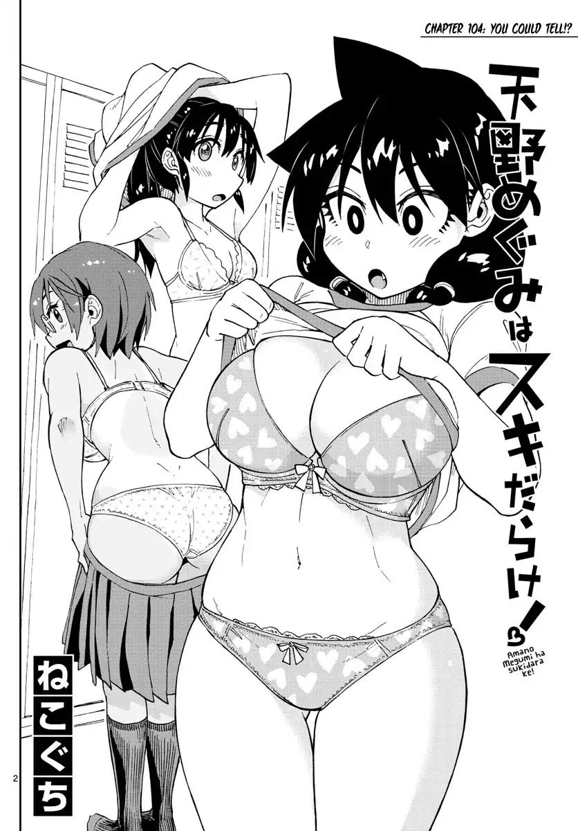 Amano Megumi wa Suki Darake! Chapter 104 page 2 - Chapter 104: You Could Tell!?