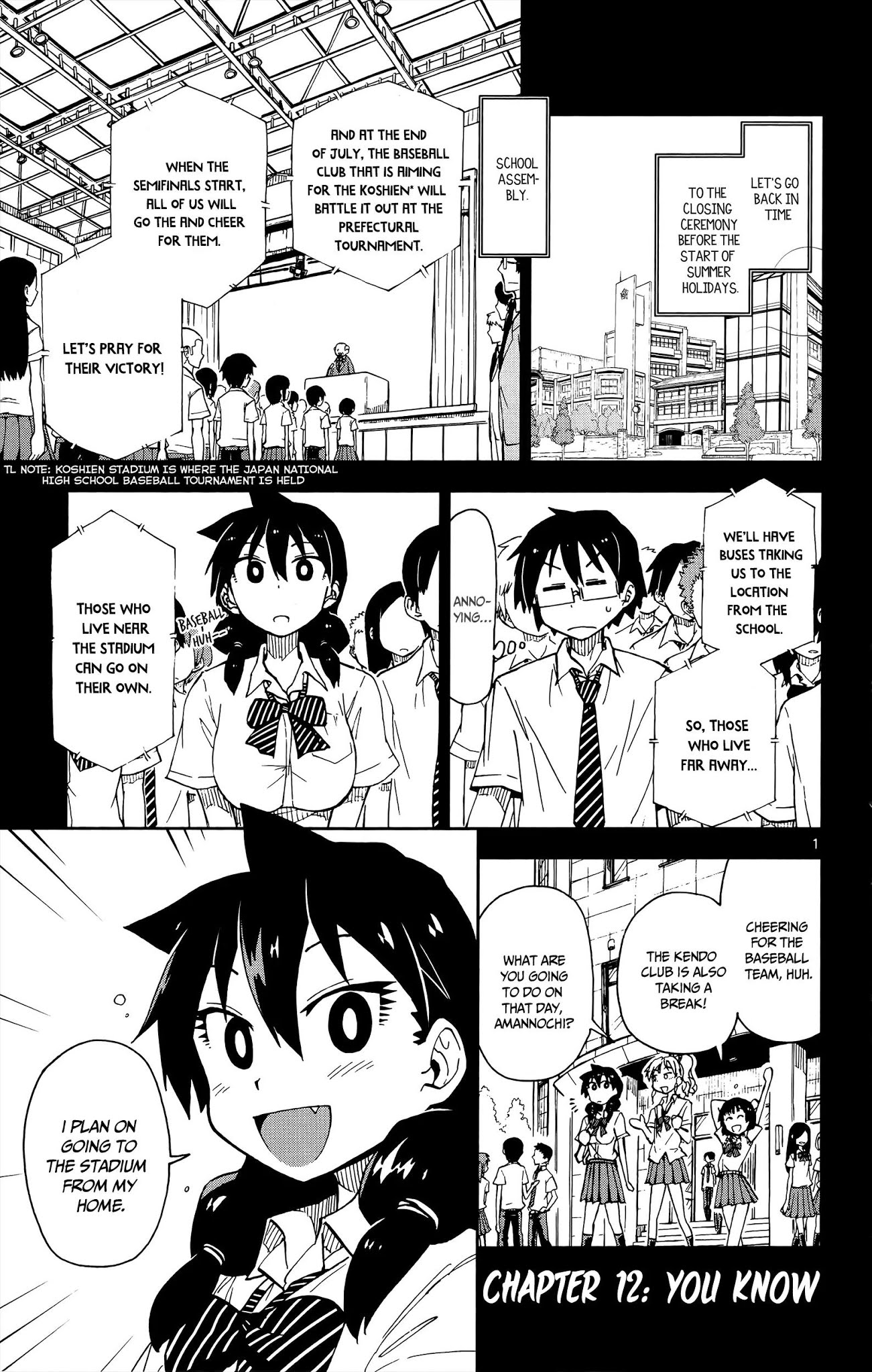 Amano Megumi wa Suki Darake! Chapter 12 page 2 - Chapter 12: You Know
