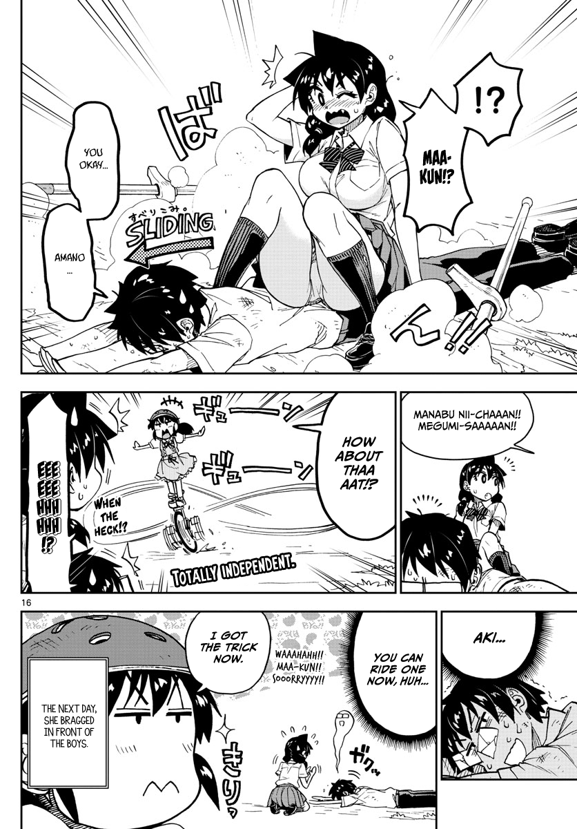 Amano Megumi wa Suki Darake! Chapter 138 page 16 - Chapter 138: Stilt playmates
