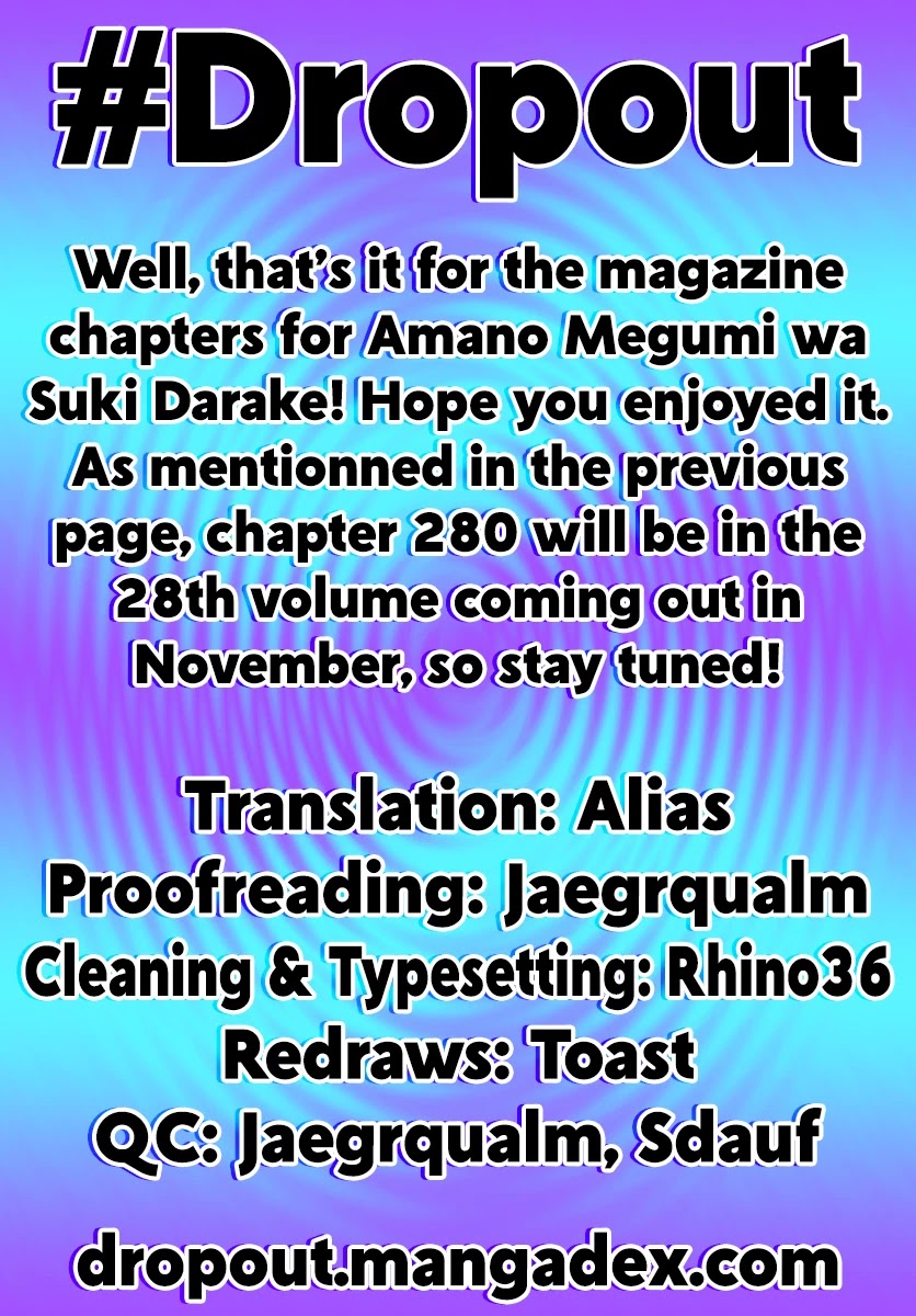 Amano Megumi wa Suki Darake! Chapter 279 page 18 - Chapter 279: Today, Tomorrow, And From Now On