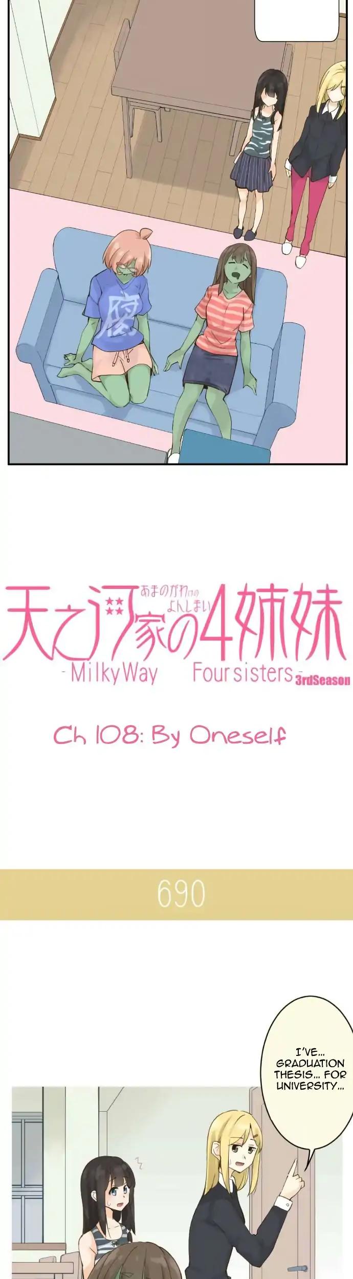 Amanogawa Ke No Yon Shimai Chapter 108 page 3 - Chapter 108: By Oneself