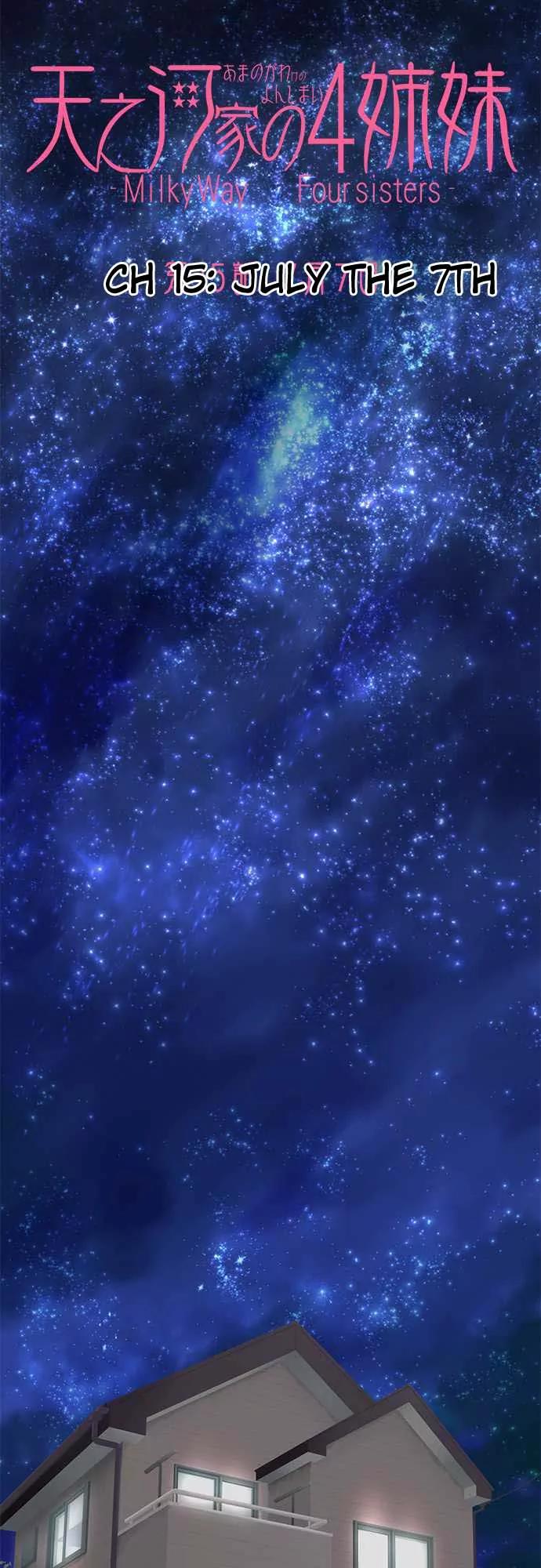 Amanogawa Ke No Yon Shimai Chapter 15 page 2 - Chapter 15: July The 7th ( Tanabata )