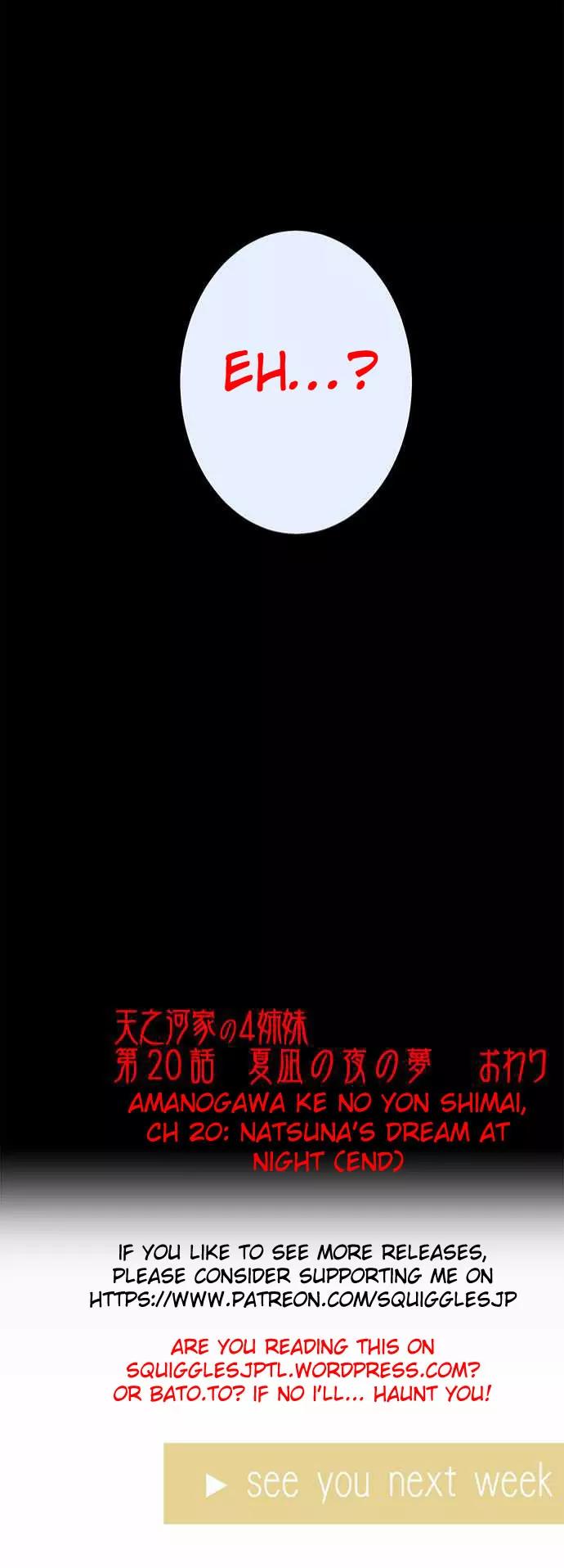 Amanogawa Ke No Yon Shimai Chapter 20 page 21 - Chapter 20: Natsuna's Dream At Night