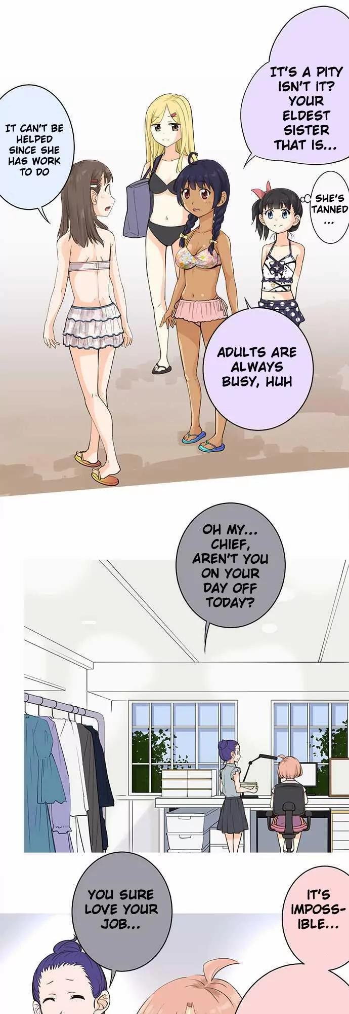 Amanogawa Ke No Yon Shimai Chapter 25 page 7 - Chapter 25: The Beach!