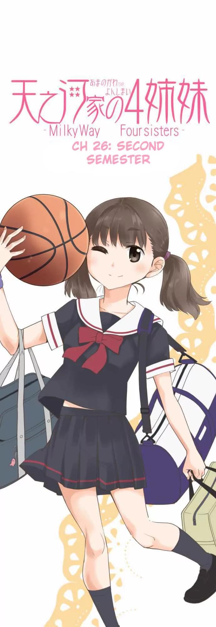 Amanogawa Ke No Yon Shimai Chapter 26 page 2 - Chapter 26: Second Semester