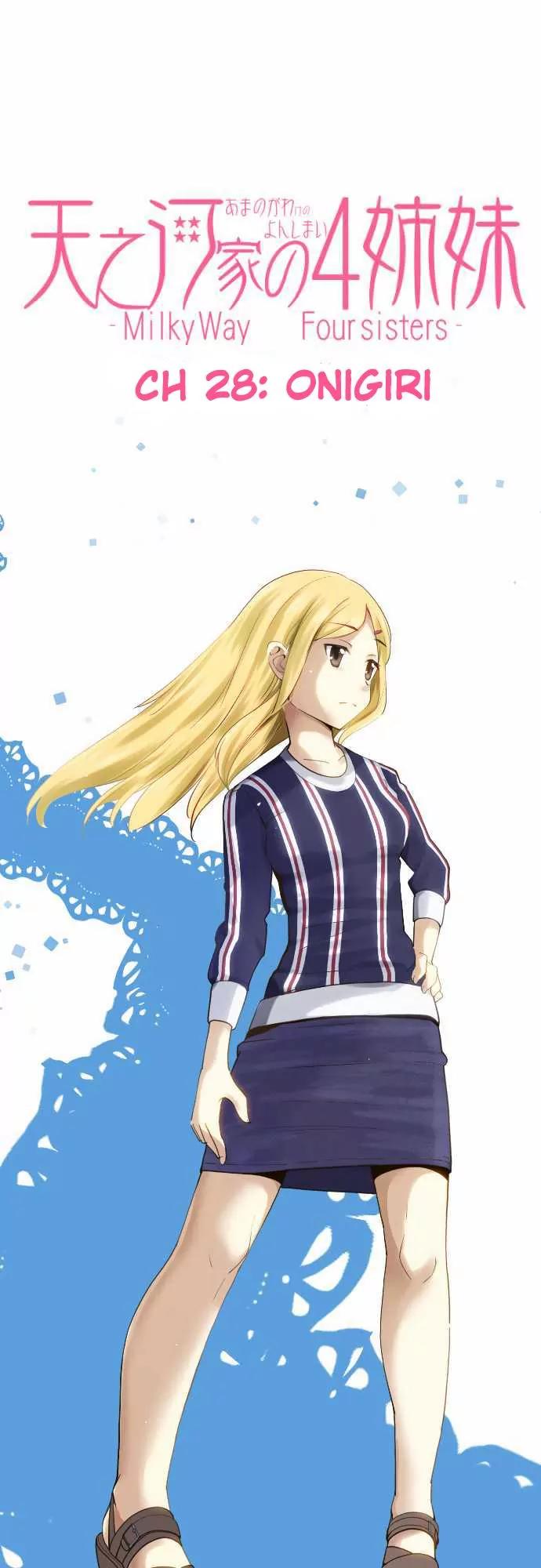 Amanogawa Ke No Yon Shimai Chapter 28 page 3 - Chapter 28: Onigiri