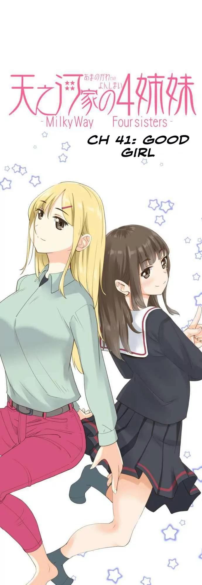 Amanogawa Ke No Yon Shimai Chapter 41 page 2 - Chapter 41: Good Girl