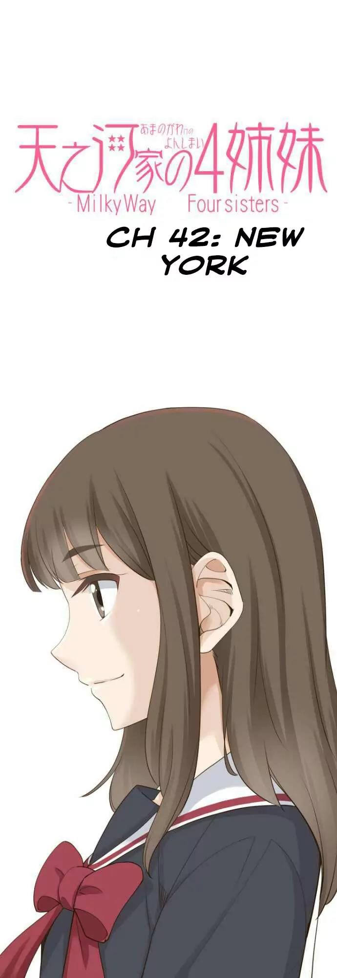 Amanogawa Ke No Yon Shimai Chapter 42 page 2 - Chapter 42: New York