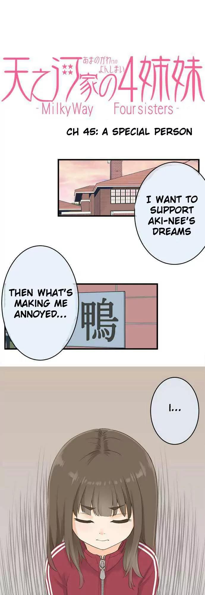 Amanogawa Ke No Yon Shimai Chapter 45 page 2 - Chapter 45: A Special Person