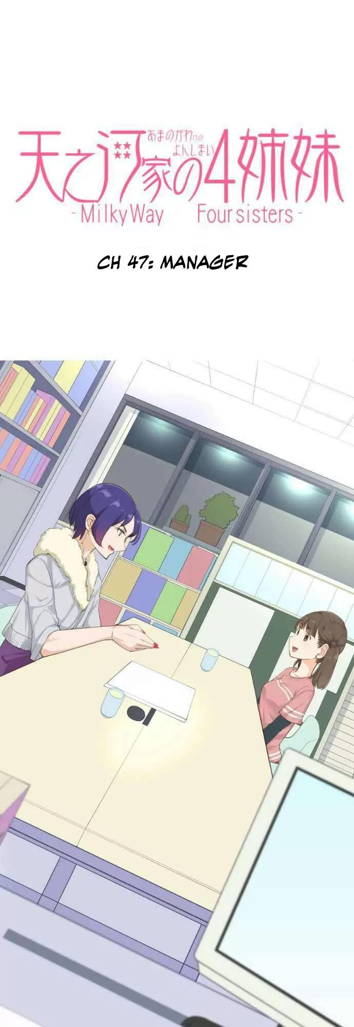 Amanogawa Ke No Yon Shimai Chapter 47 page 3 - Chapter 47: Manager