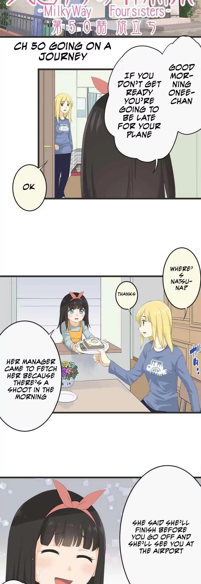 Amanogawa Ke No Yon Shimai Chapter 50 page 4 - Chapter 50: Going On A Journey
