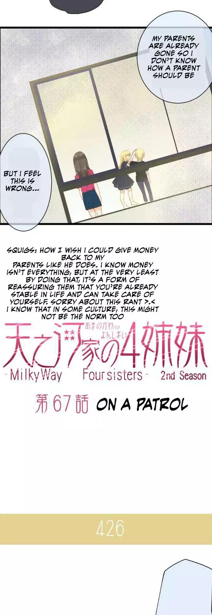 Amanogawa Ke No Yon Shimai Chapter 67 page 4 - Chapter 67: On A Patrol