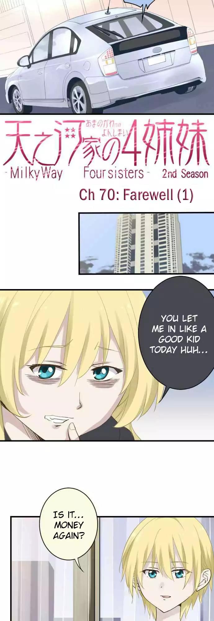Amanogawa Ke No Yon Shimai Chapter 70 page 3 - Chapter 70: Farewell(1)