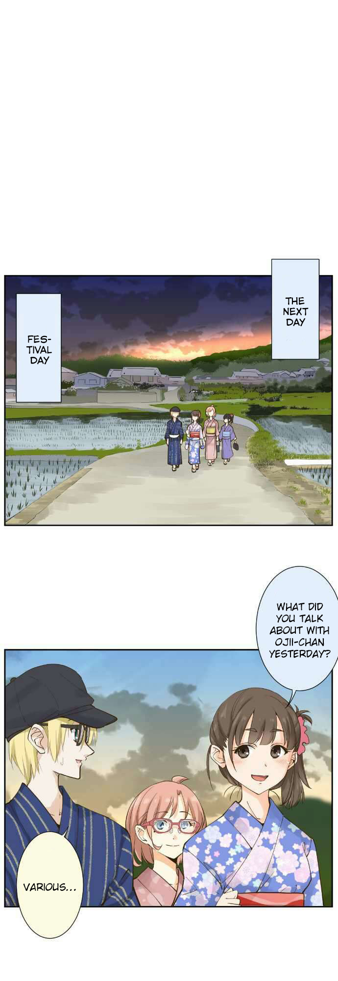 Amanogawa Ke No Yon Shimai Chapter 79 page 1 - Chapter 79: Countryside ④