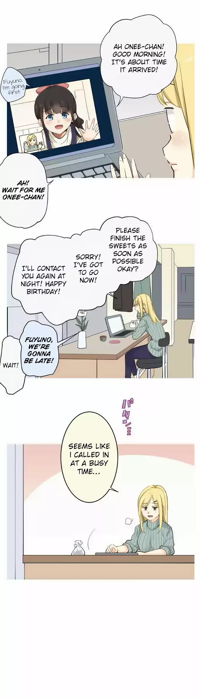 Amanogawa Ke No Yon Shimai Chapter 83 page 6 - Chapter 83: Akira's Birthday
