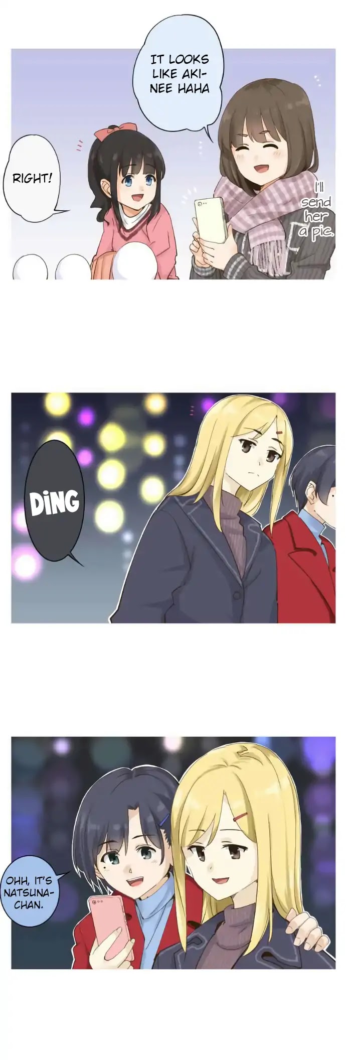 Amanogawa Ke No Yon Shimai Chapter 86 page 11 - Chapter 86: December 25th