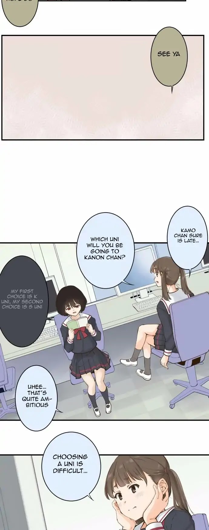 Amanogawa Ke No Yon Shimai Chapter 90.5 page 3 - Chapter 90.5: Career Path (2)