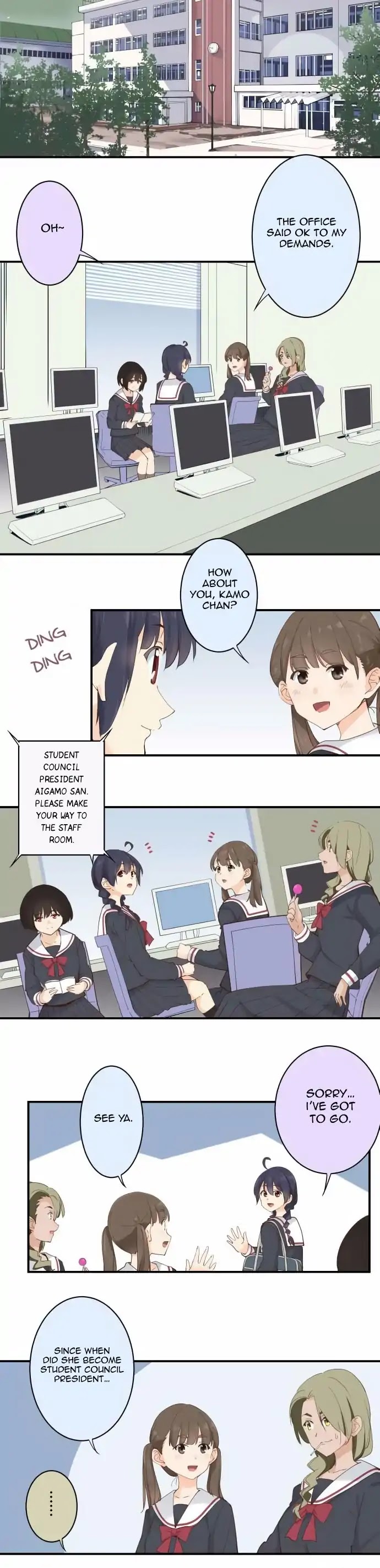 Amanogawa Ke No Yon Shimai Chapter 90 page 13 - Chapter 90: Career Path (1)