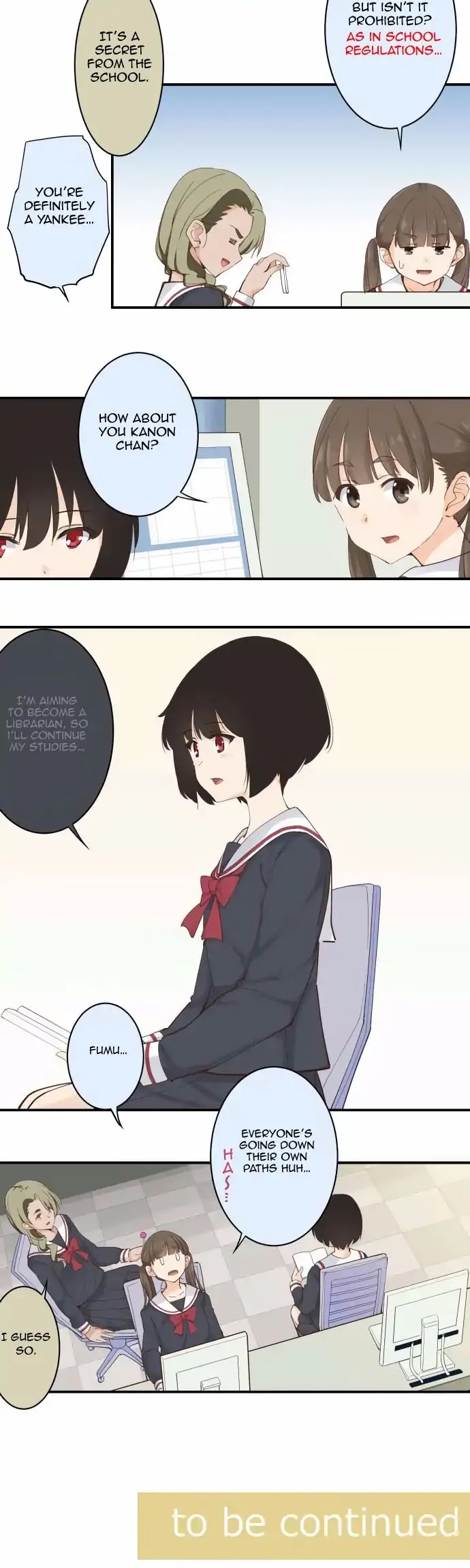Amanogawa Ke No Yon Shimai Chapter 90 page 15 - Chapter 90: Career Path (1)