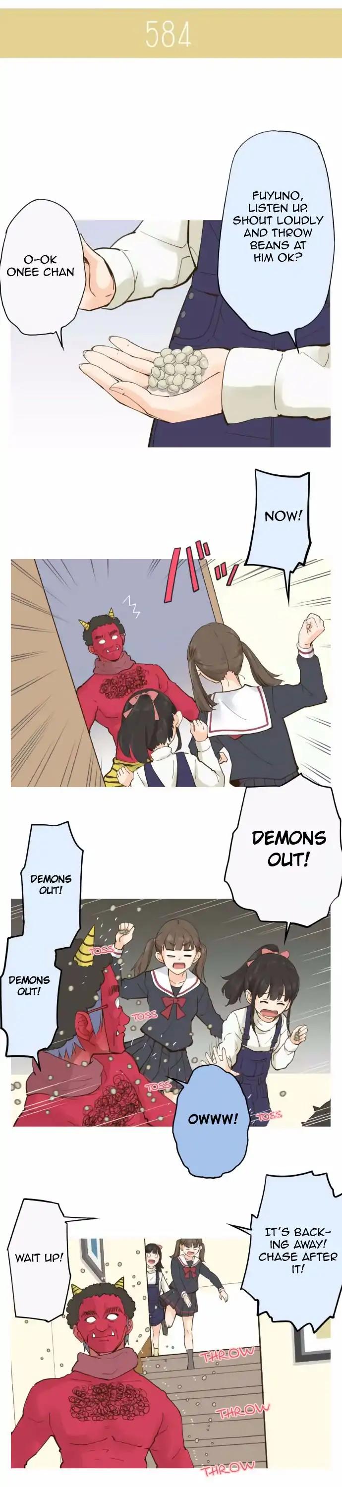Amanogawa Ke No Yon Shimai Chapter 91 page 13 - Chapter 91: Setsubun