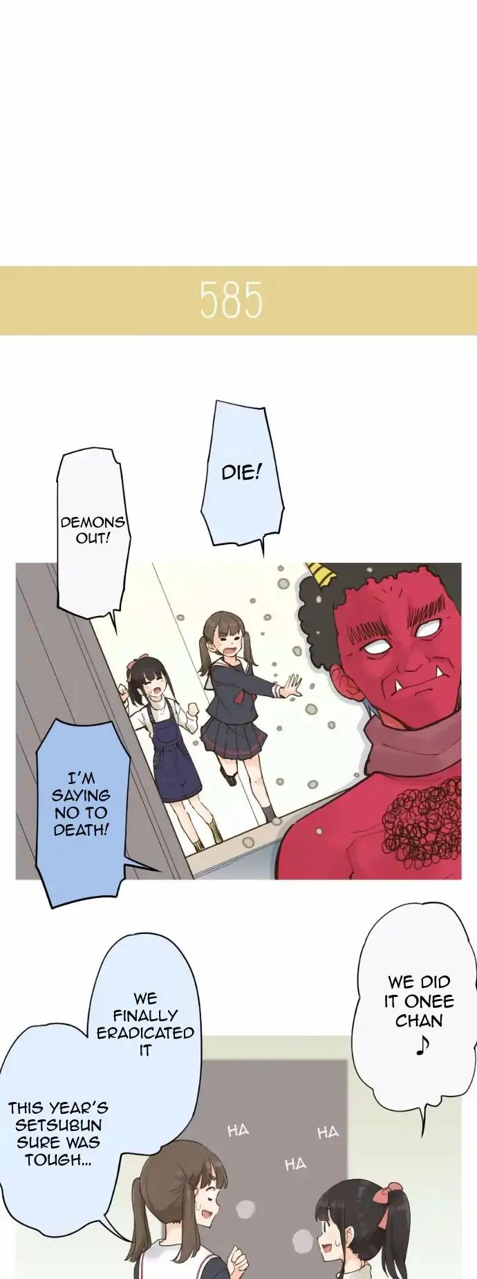 Amanogawa Ke No Yon Shimai Chapter 91 page 14 - Chapter 91: Setsubun