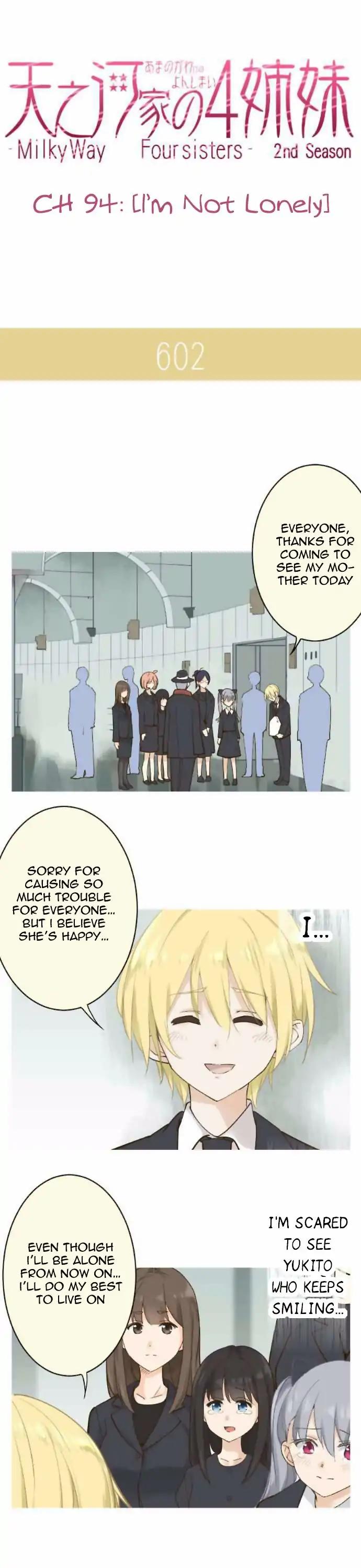 Amanogawa Ke No Yon Shimai Chapter 94 page 5 - Chapter 94: I'm Not Lonely
