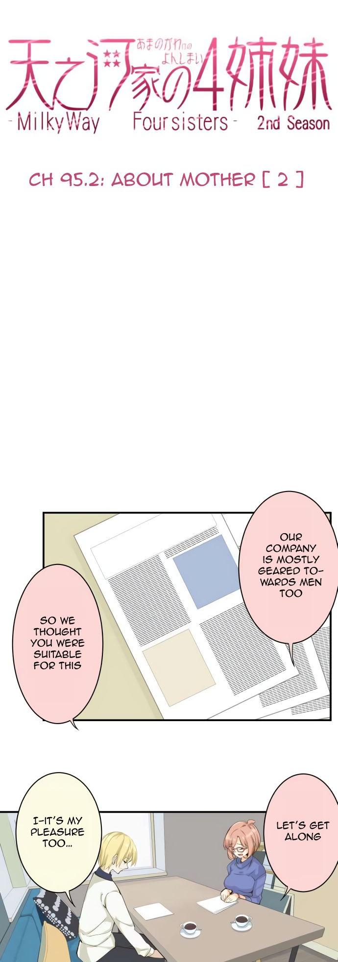 Amanogawa Ke No Yon Shimai Chapter 95.2 page 6 - Chapter 95.2: About Mother (2)