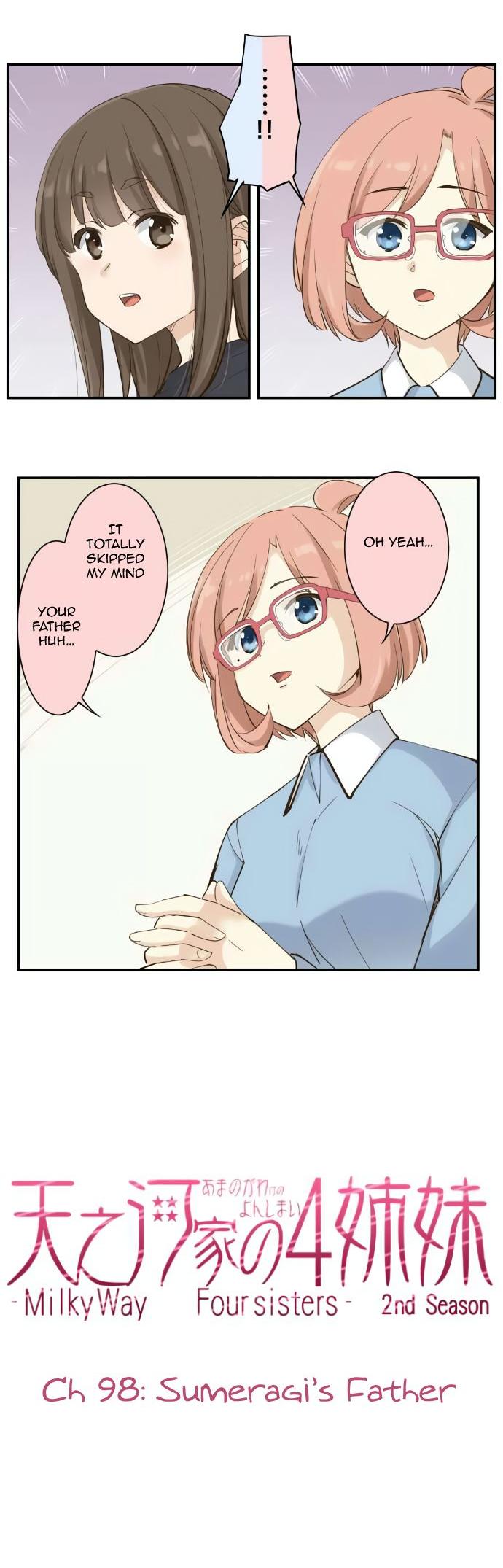 Amanogawa Ke No Yon Shimai Chapter 98 page 3 - Chapter 98: Sumeragi's Father