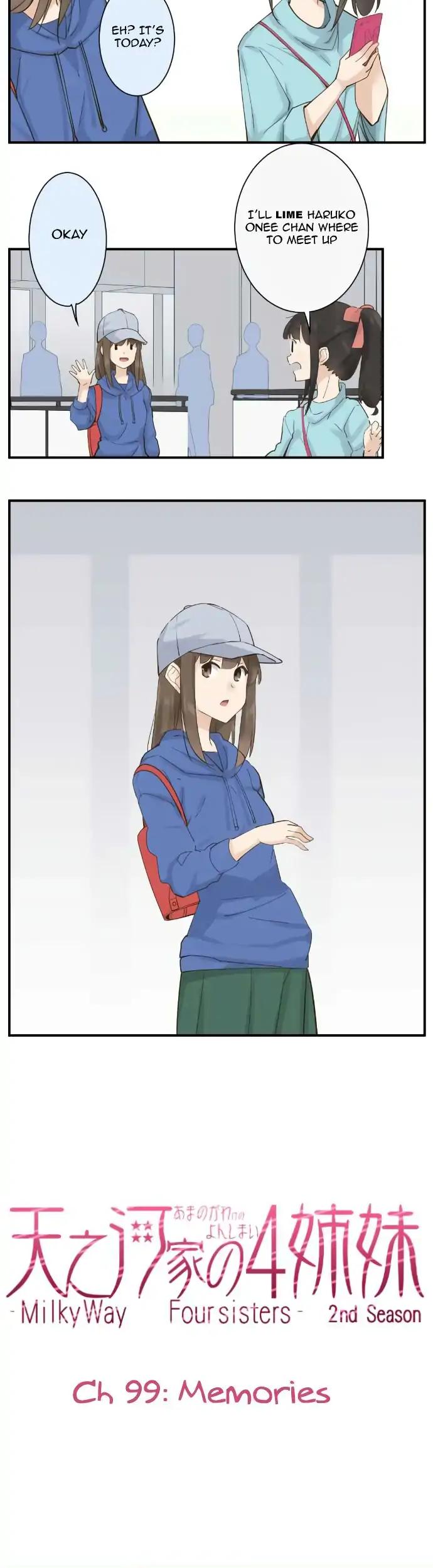 Amanogawa Ke No Yon Shimai Chapter 99 page 3 - Chapter 99: Memories