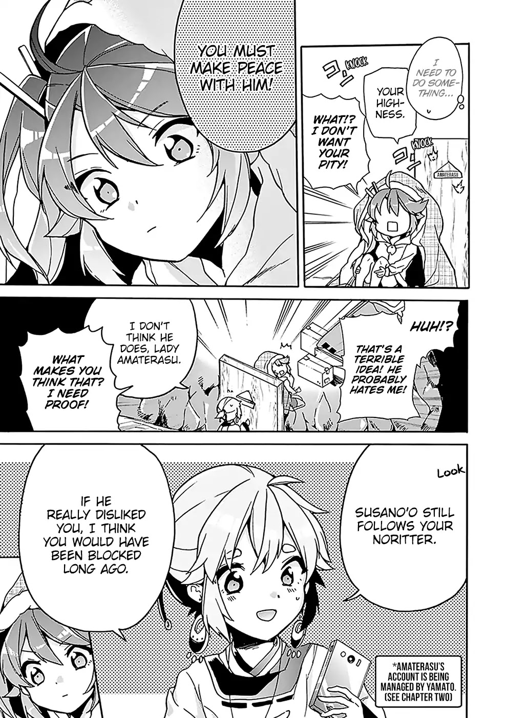 Amaterasu Wants to Stay at Home! Chapter 4 page 12 - Chapter 4: Amaterasu and Susano'o