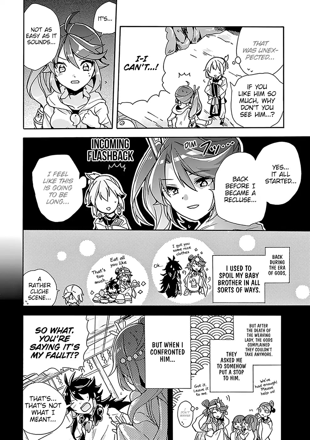Amaterasu Wants to Stay at Home! Chapter 4 page 9 - Chapter 4: Amaterasu and Susano'o